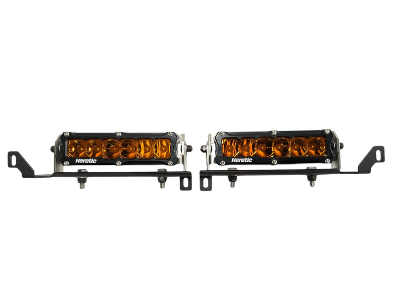 Load image into Gallery viewer, 4th Gen Tacoma Behind the Grill Dual 6" Bar Kit - Amber Lens