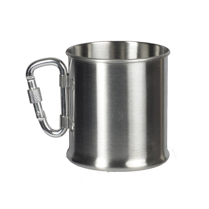 Load image into Gallery viewer, M-Tac Mug 8.5oz Stainless Steel with Carabiner