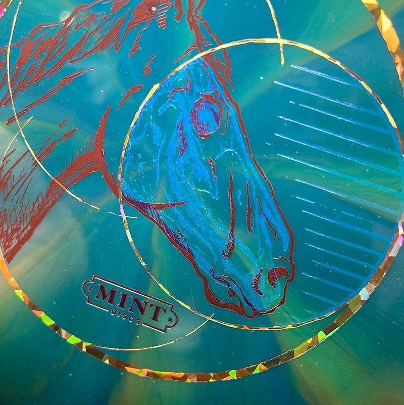 Load image into Gallery viewer, Sublime Swirl Mustang - "UV X-Ray" by ZAM - UV Reactive Foil