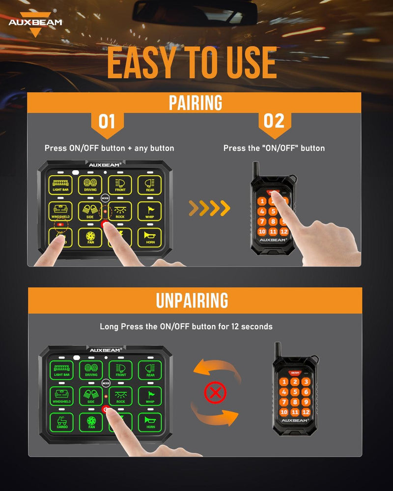 Load image into Gallery viewer, 12 Gang Wireless Remote Control for AC-1200 Switch Panel