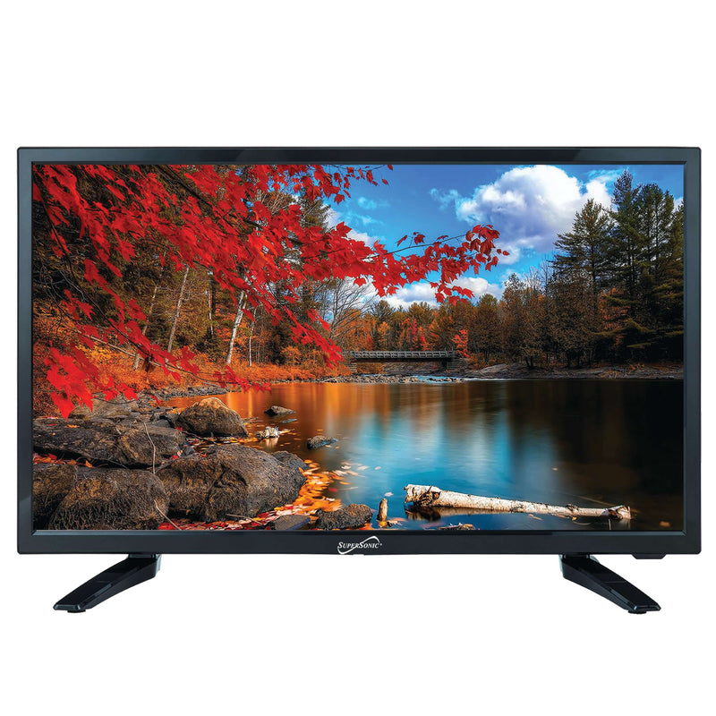 Load image into Gallery viewer, 24" Supersonic 12 Volt AC/DC Widescreen LED HDTV with USB, SD Card Reader and HDMI