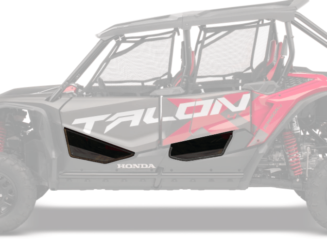 Load image into Gallery viewer, Spike HONDA TALON-4 TINTED LOWER DOOR INSERTS