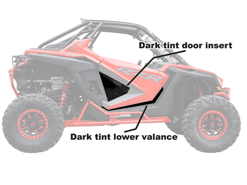 Load image into Gallery viewer, Spike Polaris RZR Pro XP-2 Door Inserts w/ Lower Trim Kit (pair)