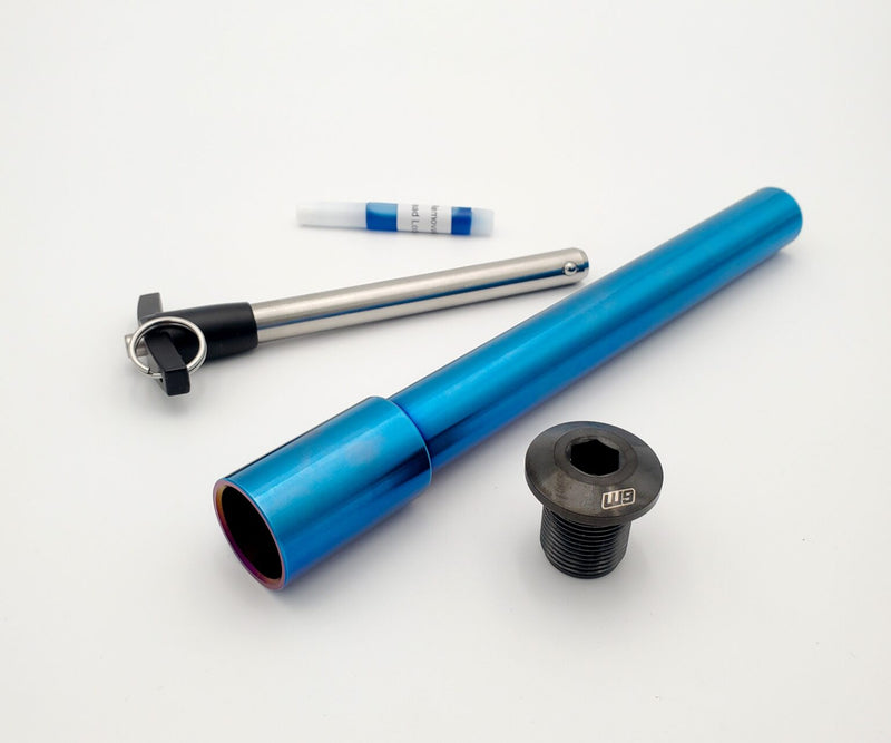 Load image into Gallery viewer, Stark Varg titanium front axle - Warp 9