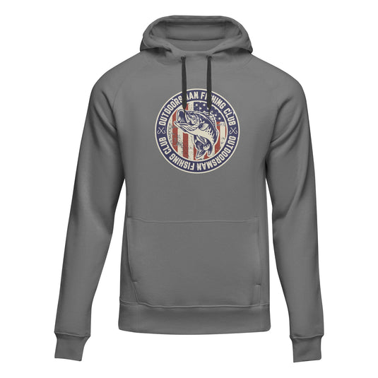 Outdoorsman Fishing Club Patriotic Unisex Hoodie