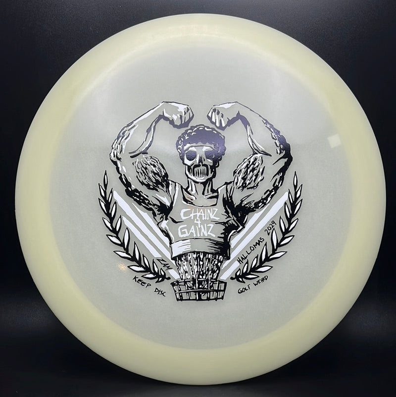 Load image into Gallery viewer, Nocturnal Phoenix - "Chains 4 Gains" by ZAM Keep Disc Golf Weird