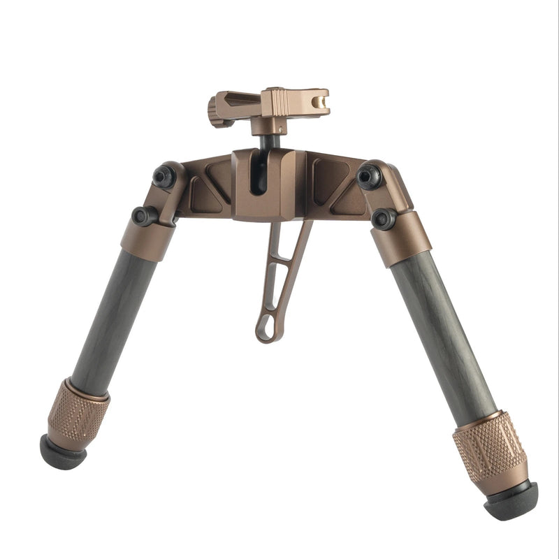 Load image into Gallery viewer, Linkogear HB-C03 Carbon Fiber Bipod Picatinny & ARCA Monoball Fix 26mm - Brown