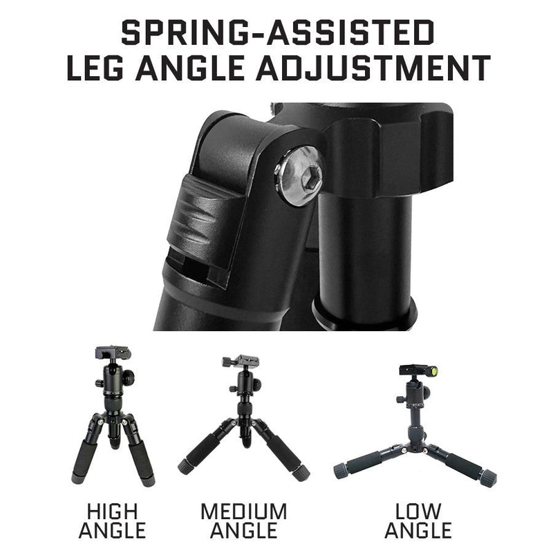Load image into Gallery viewer, Linkogear A225 + Q26 Mini Tabletop Tripod w/ Ball Head 1/4"-20 Mount