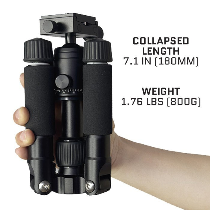 Load image into Gallery viewer, Linkogear A225 + Q26 Mini Tabletop Tripod w/ Ball Head 1/4"-20 Mount