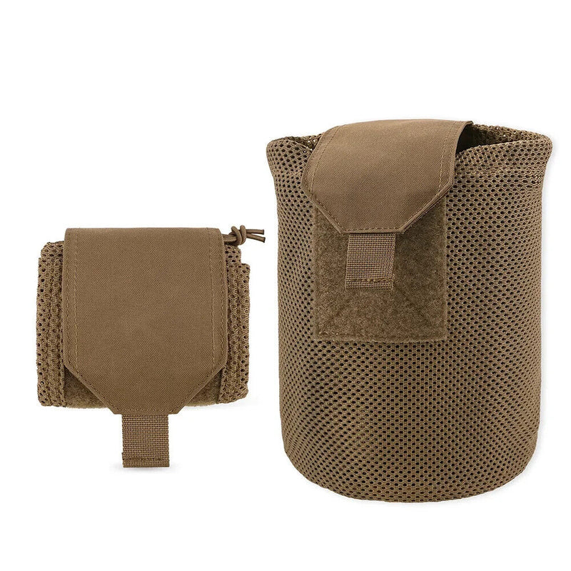 Load image into Gallery viewer, KRYDEX Tactical Mesh Dump Pouch Drop Pouch Mag Recycling Carrier fit MOLLE/BELT