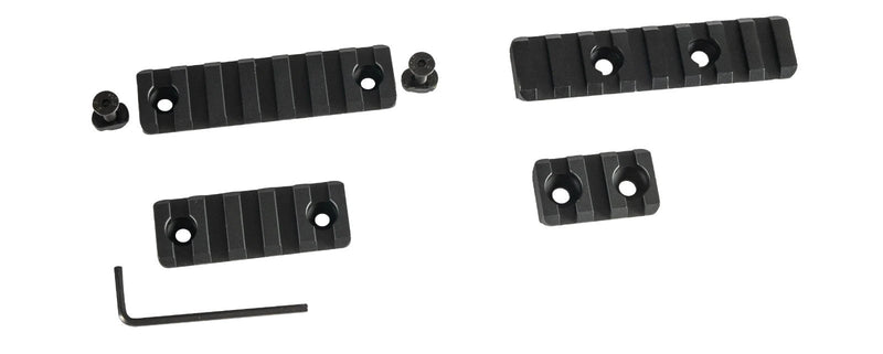 Load image into Gallery viewer, LINKOGEAR MLOK-Style Picatinny Rail 3-13 Slot 6061-T6 Aluminum + Hardware Tool