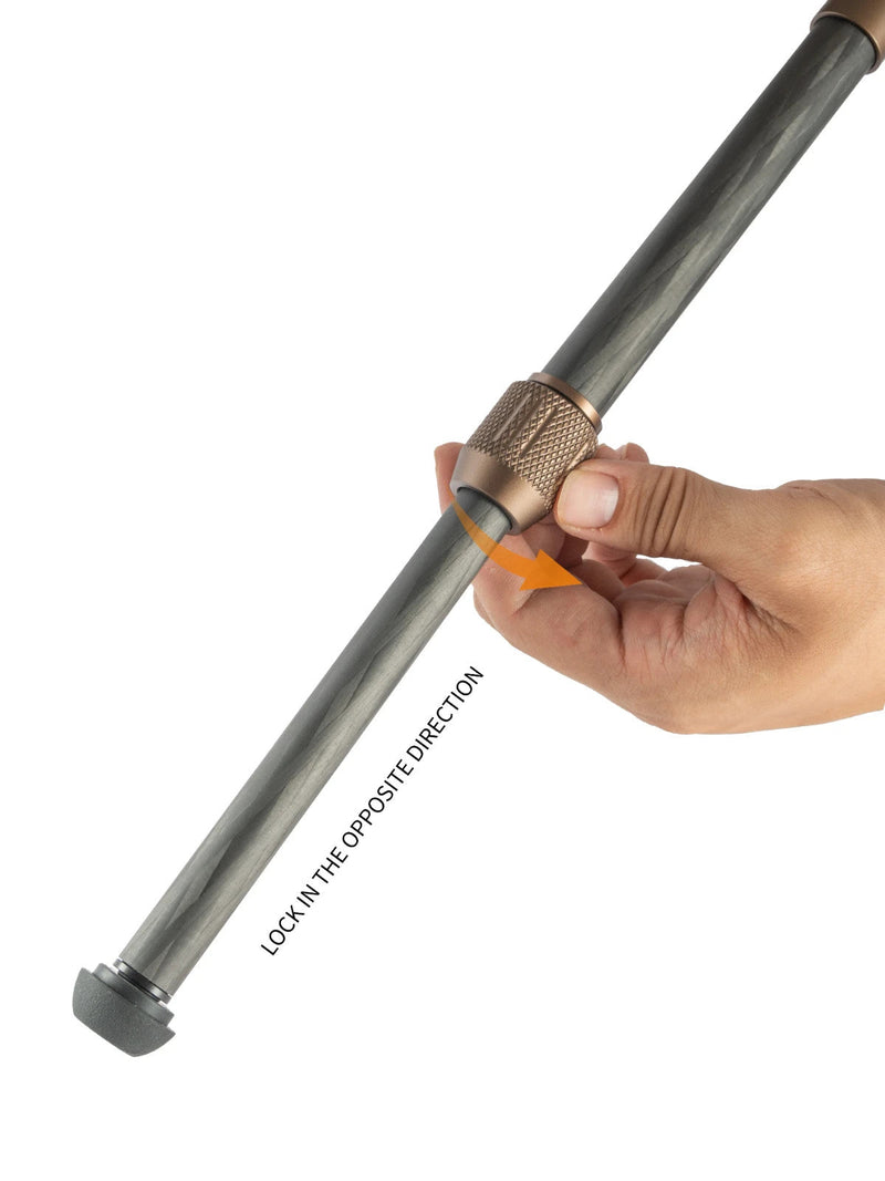 Load image into Gallery viewer, Linkogear HB-C03 Carbon Fiber Bipod Picatinny & ARCA Monoball Fix 26mm - Brown