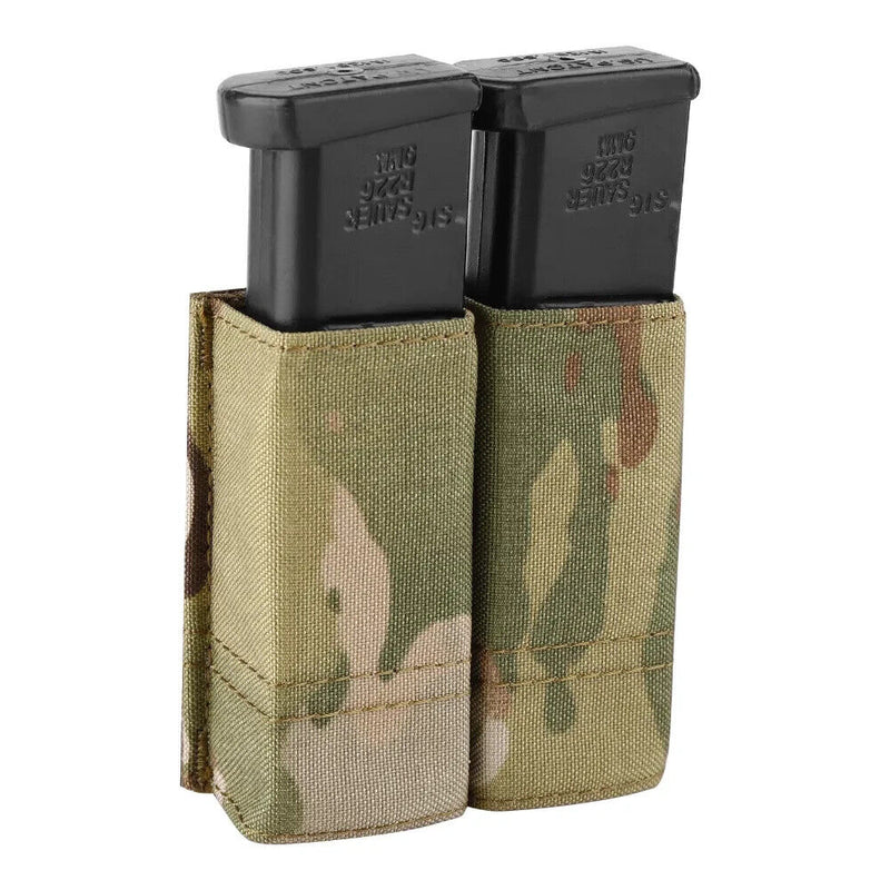 Load image into Gallery viewer, KRYDEX Tactical 9mm Pistol Magazine Pouch Mag Holder - Multicam / MOLLE Mounted
