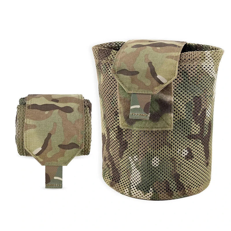 Load image into Gallery viewer, KRYDEX Tactical Mesh Dump Pouch Drop Pouch Mag Recycling Carrier fit MOLLE/BELT