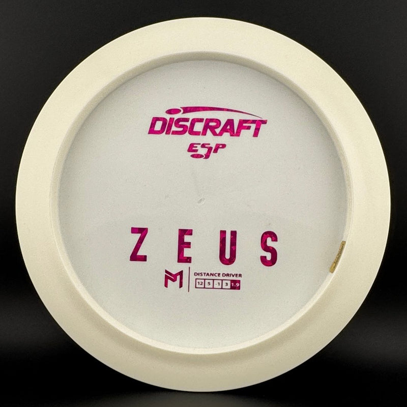 Load image into Gallery viewer, White ESP Zeus - Bottom Stamp Dyer's Delight - Paul McBeth