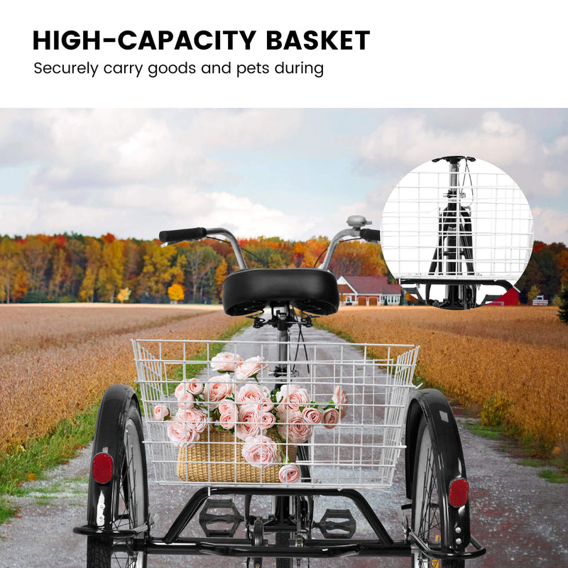Load image into Gallery viewer, Ecarpat 24“ Single-Speed Adult Tricycle