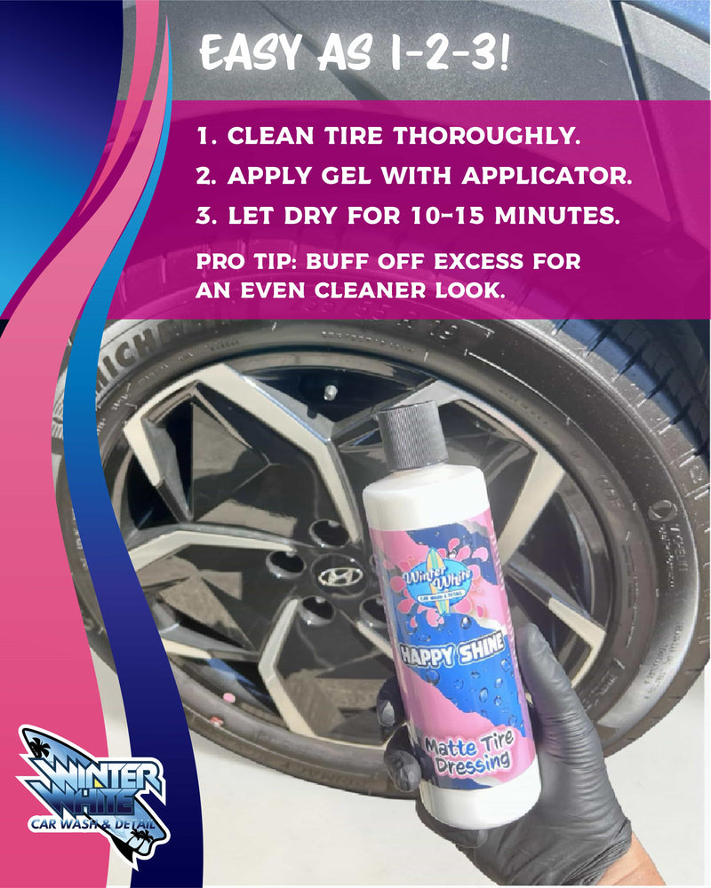 Load image into Gallery viewer, Happy Shine Matte Tire Dressing (16 fl oz)