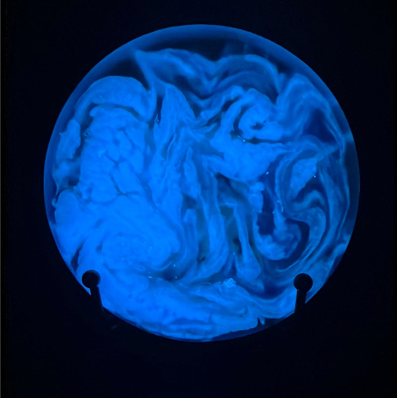 Load image into Gallery viewer, Custom Resin Mini - Blue Glow Wiser Hyzer Owl Logo