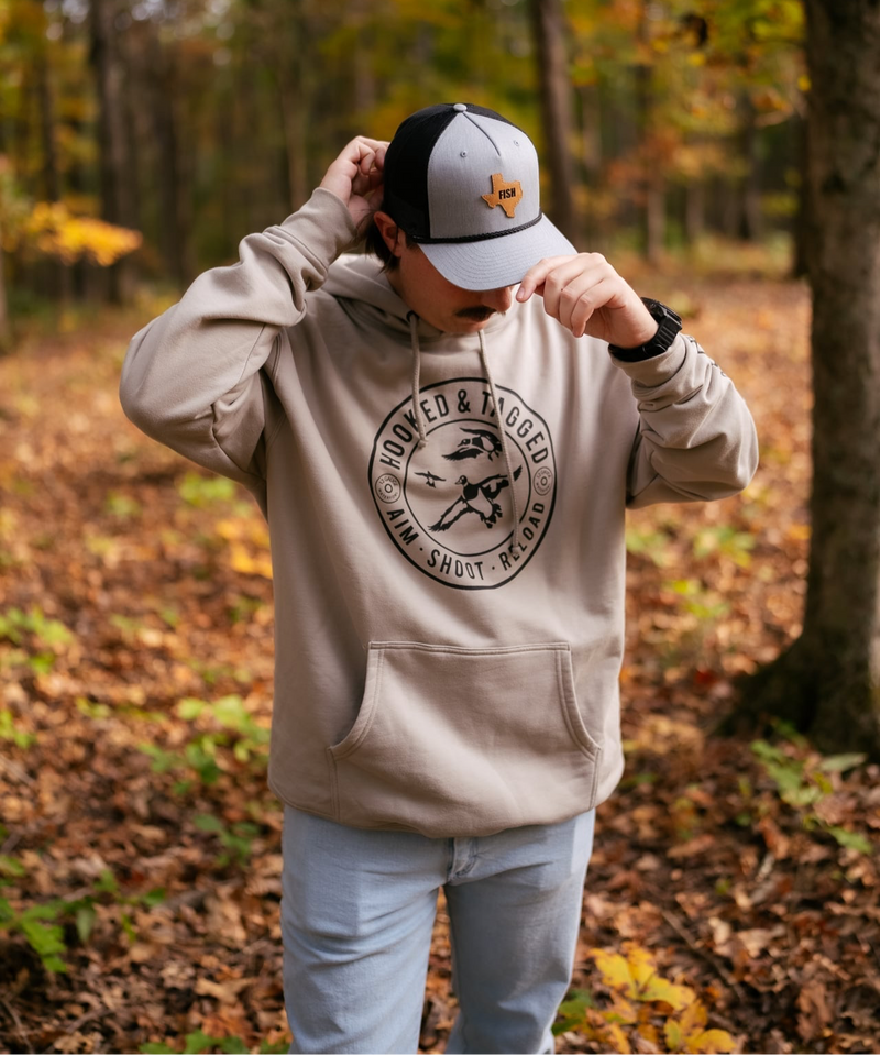 Load image into Gallery viewer, Aim. Shoot. Reload. Hoodie