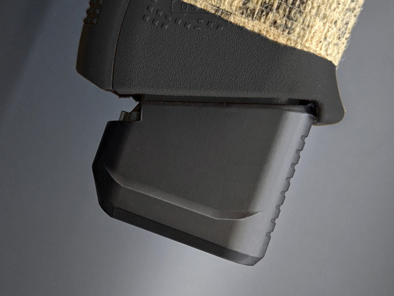 Load image into Gallery viewer, MILSPIN +5 Capacity Magazine Extension Blacked Out US Flag