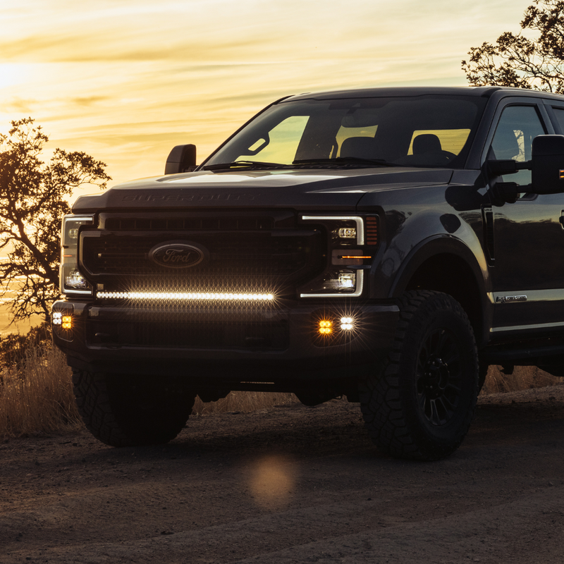 Load image into Gallery viewer, Ford F-250 and 350 (2020-2022) - 40" Curved LED Bumper Light Bar