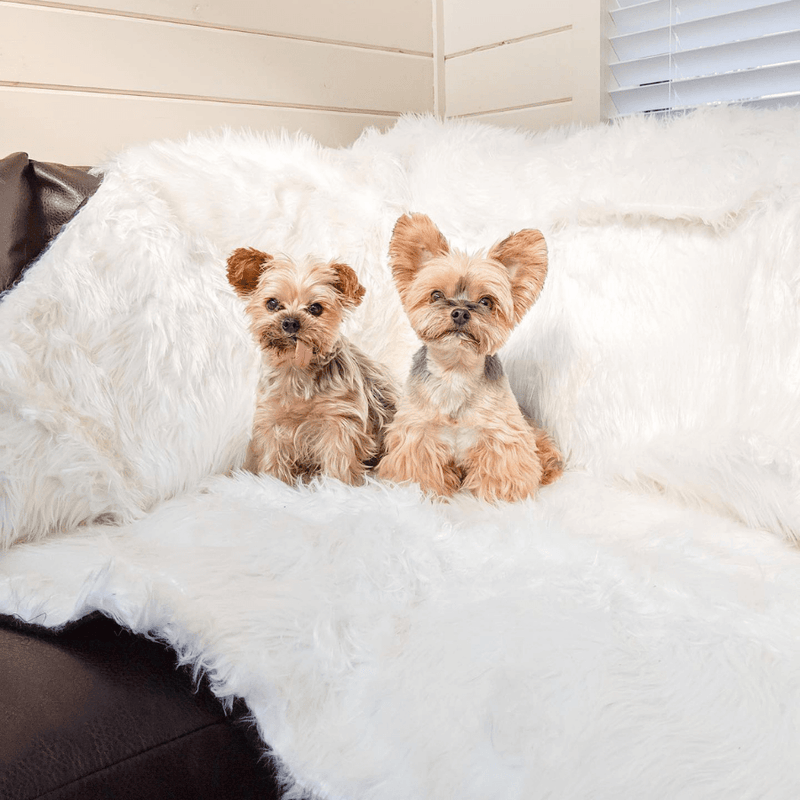 Load image into Gallery viewer, PupProtector™ Waterproof Throw Blanket - Polar White