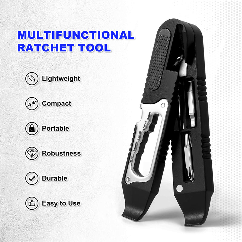 Load image into Gallery viewer, 14 IN 1 Bike Tire Repair Kit - Wrench/Lever/Screwdriver/Corkscrew/File Blade