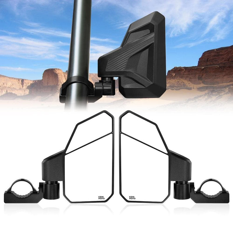 Load image into Gallery viewer, UTV 1.6"-2" Side Mirrors for Polaris RZR, Pioneer, Can Am Maverick X3