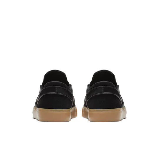 Nike Shoes SB Zoom Stefan Janoski Slip-On - Black/Gum Light Brown-Gunsmoke