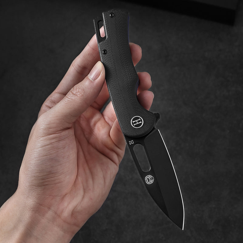 Load image into Gallery viewer, The Venture Point Folding Pocket Knife Giftset for Men and Women (Black and Blue)
