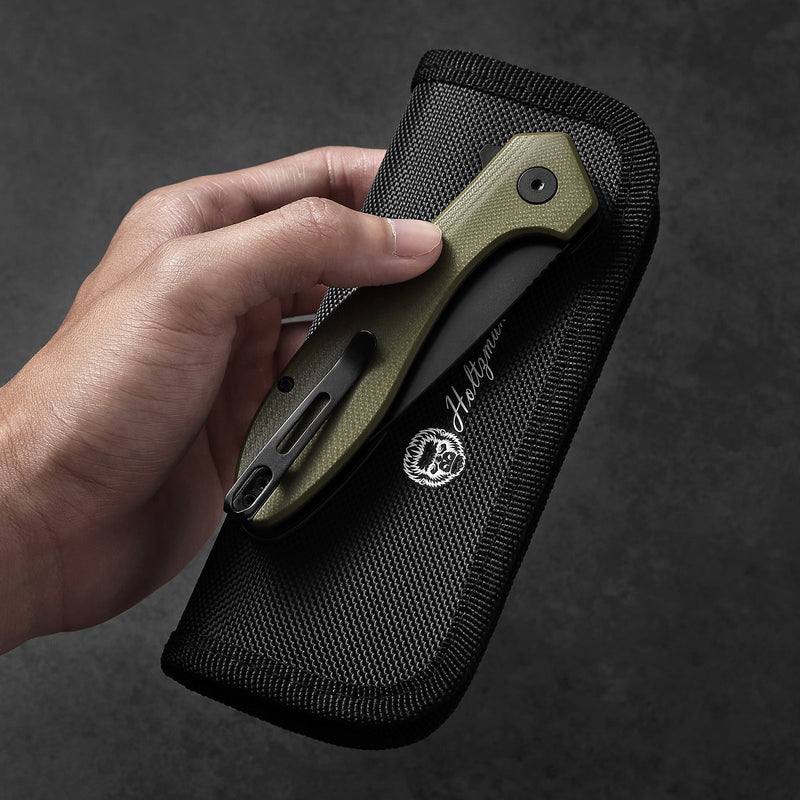 Load image into Gallery viewer, The Vector Folding Pocket Knife Giftset for Men and Women (Green and Black)