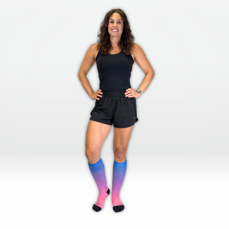 Load image into Gallery viewer, Ombré Blue Pink - (Standard & Extra Wide)