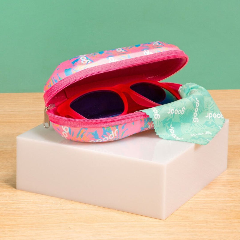 Load image into Gallery viewer, "We Made A Good Case” Sunglasses Case with Carabiner