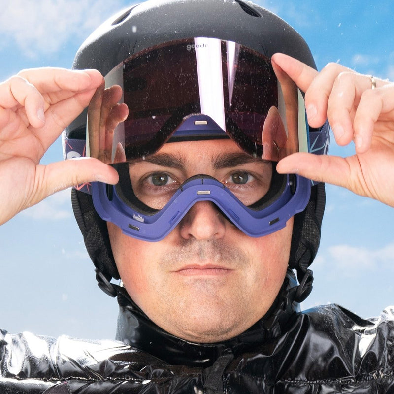 Load image into Gallery viewer, "Lifties' Delight” Limited SNOW G Polarized Goggles
