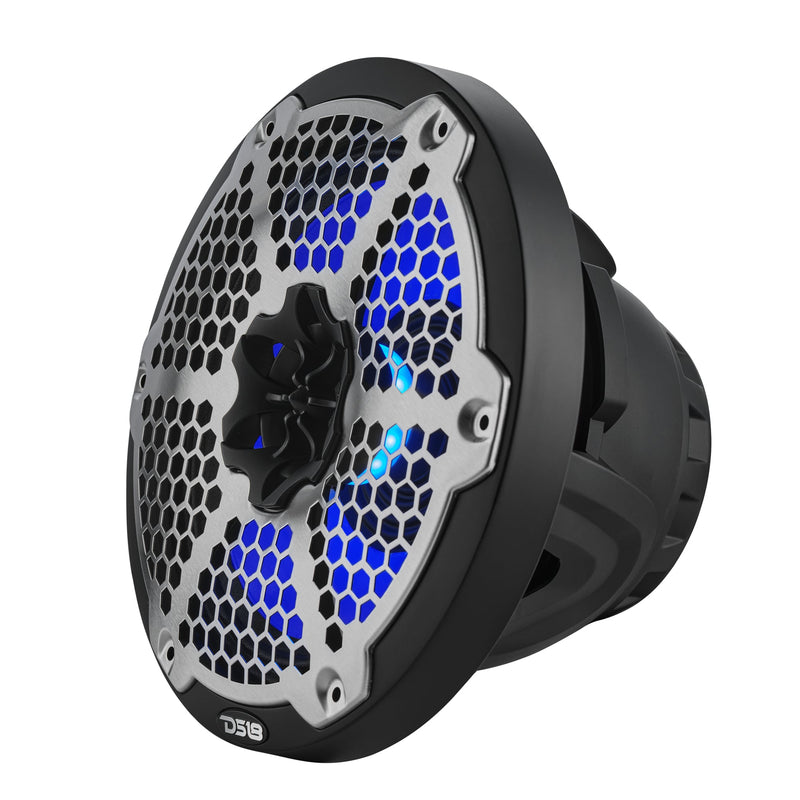 Load image into Gallery viewer, 8” Marine 2-Way Hybrid Speaker with RGB LED, Compression Driver and Neodymium Magnet | 350W RMS 4-Ohm