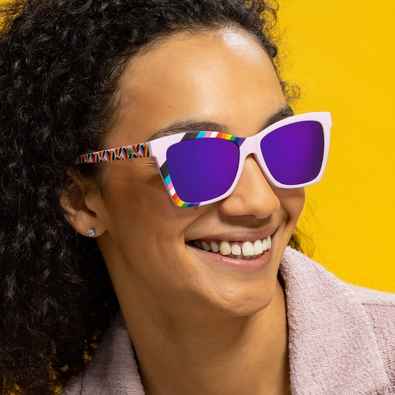 Load image into Gallery viewer, "Our Gay Agenda" Pride 2025 Polarized Pop G Sunglasses