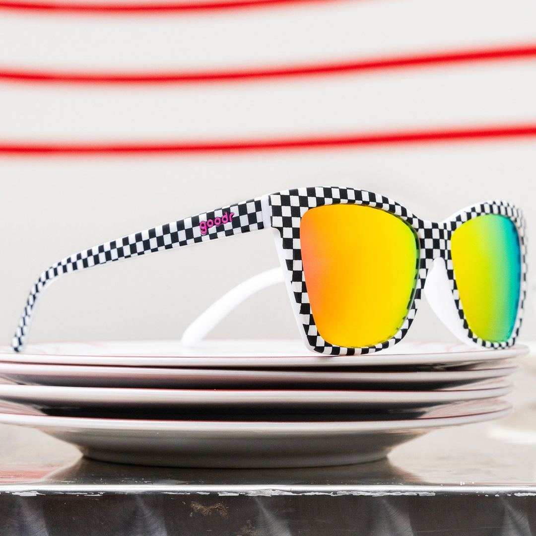 "Server With A Checkered Past" Polarized Pop G Sunglasses - Skoutley Outdoors LLC