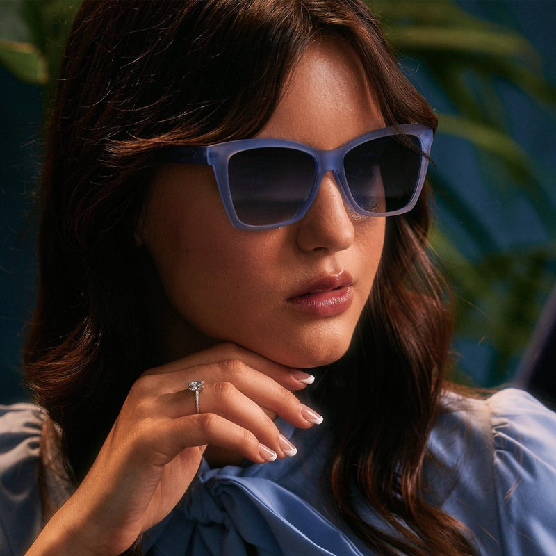 Load image into Gallery viewer, "You'll Forget-Me-Not" Polarized Pop G Sunglasses