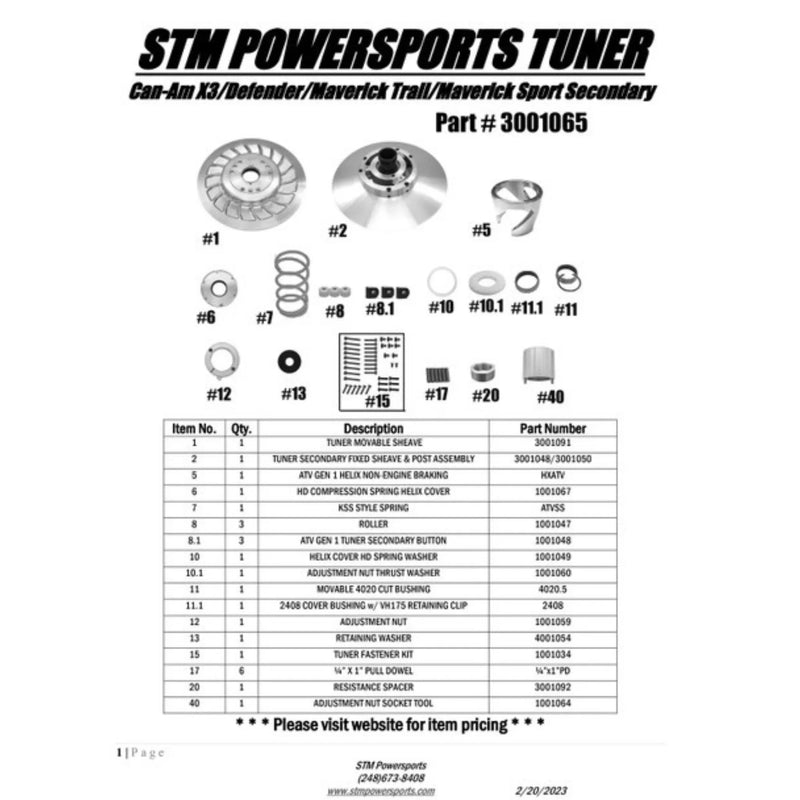 Load image into Gallery viewer, Can-AM X3 / Defender / Maverick Trail STM Tuner Secondary