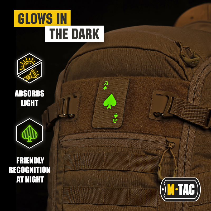 Load image into Gallery viewer, M-Tac patch Ace of Spades Laser Cut - (Set of 2)
