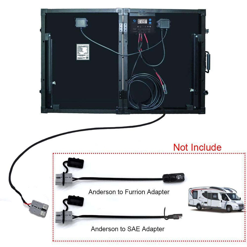 Load image into Gallery viewer, ACOPower 100w 12v Portable Solar Panel kit, Foldable Mono Suitcase, proteusX Waterproof 20A Charge Controller