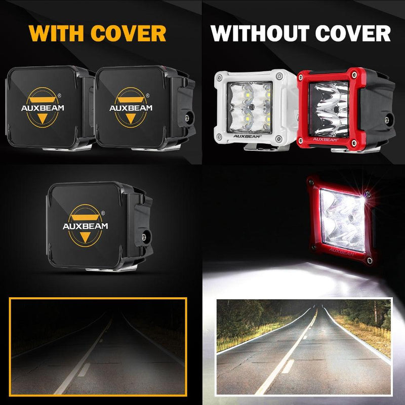 Load image into Gallery viewer, 3 Inch LED Driving Light Black Cover Light Shield Cover