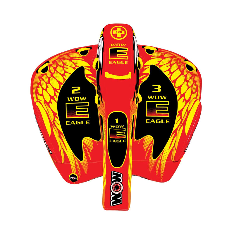 Load image into Gallery viewer, WOW Sports Wow Eagle 1-3 Person Hybrid Towable Water Tube For Pool and Lake