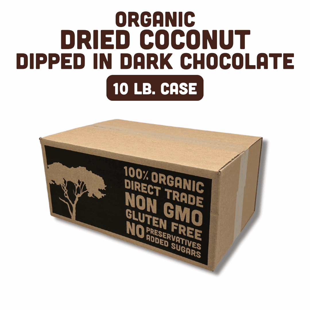Organic Dried Coconut Dipped in Dark Chocolate - Skoutley Outdoors LLC