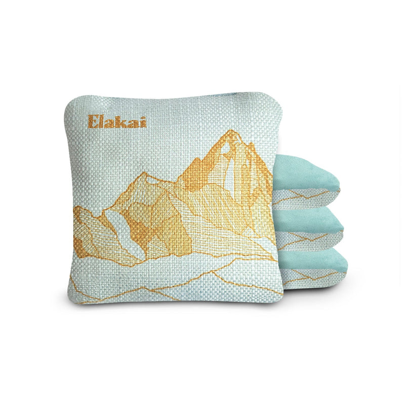 Load image into Gallery viewer, 6-in Dual-Sided Cornhole Bags | Mt. Elakai Design Collection