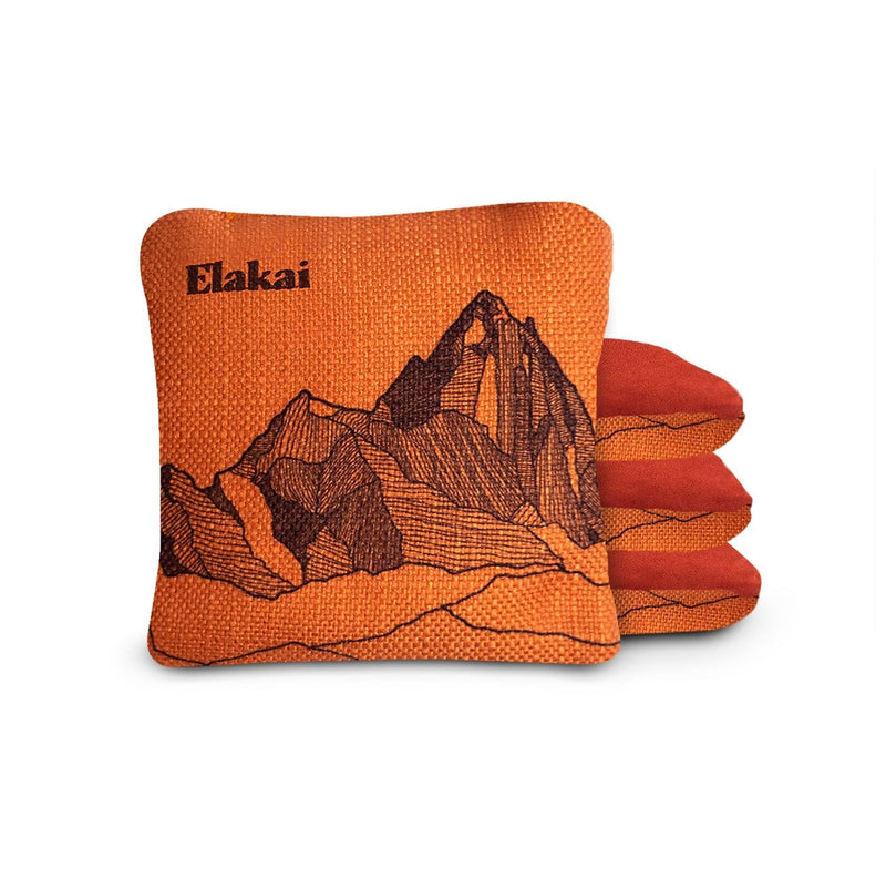 Load image into Gallery viewer, 6-in Dual-Sided Cornhole Bags | Mt. Elakai Design Collection