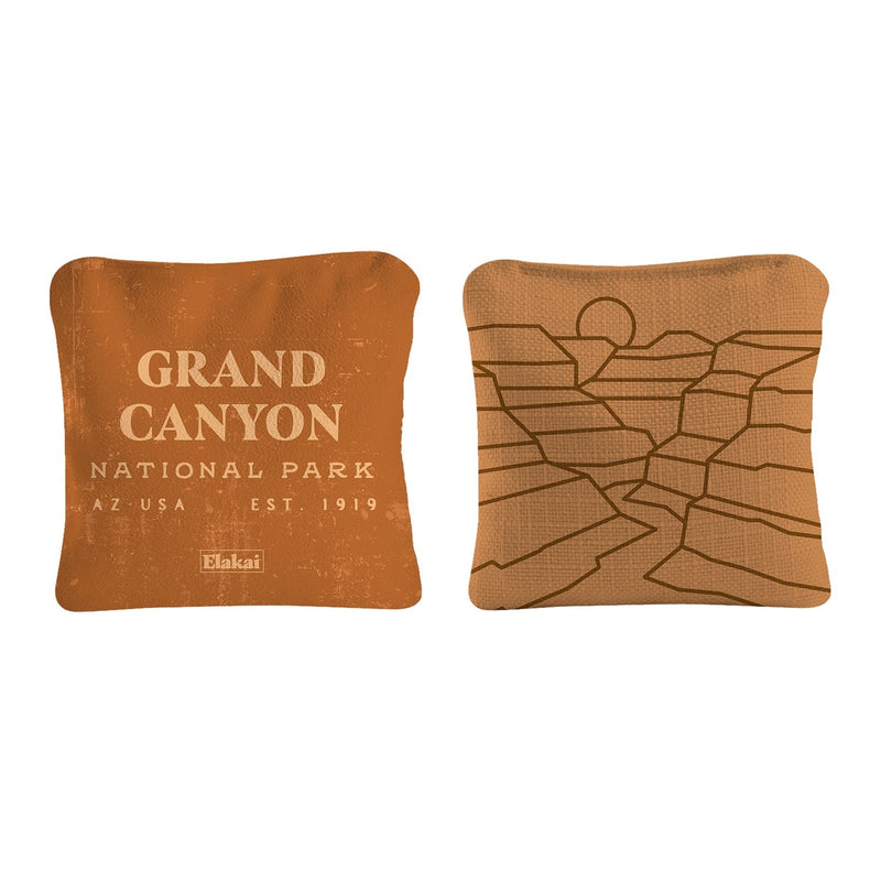 Load image into Gallery viewer, 6-in Dual-Sided Cornhole Bags | National Parks Collection