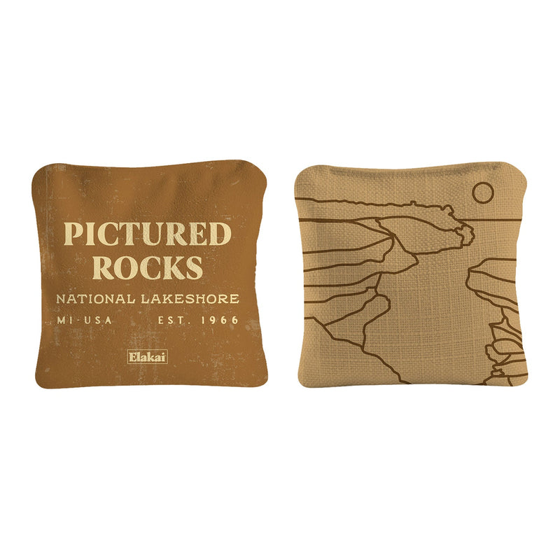 Load image into Gallery viewer, 6-in Dual-Sided Cornhole Bags | National Parks Collection