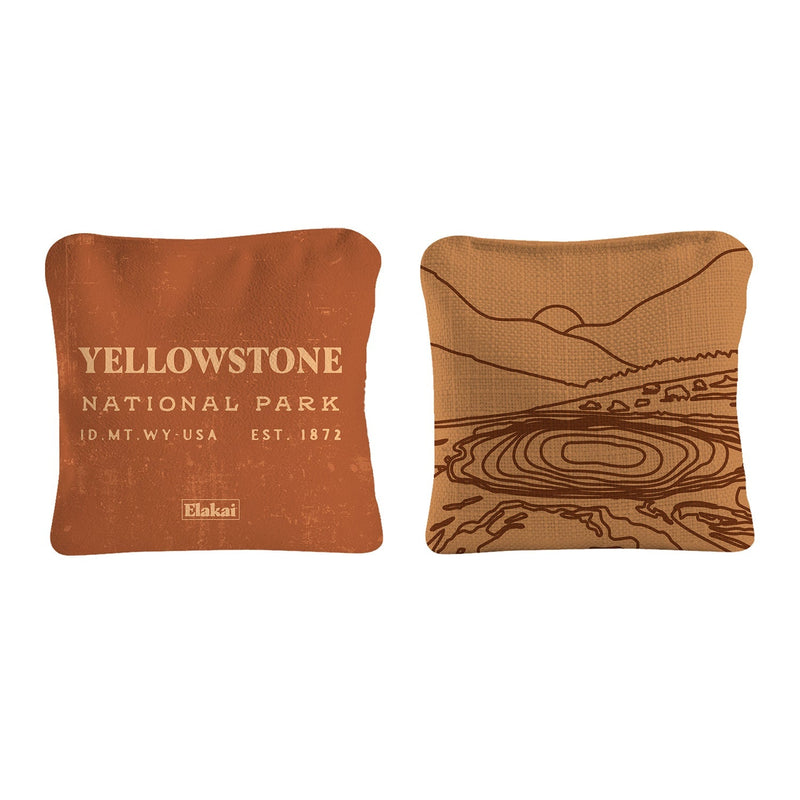 Load image into Gallery viewer, 6-in Dual-Sided Cornhole Bags | National Parks Collection