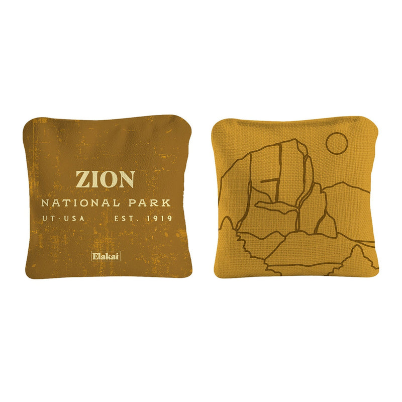 Load image into Gallery viewer, 6-in Dual-Sided Cornhole Bags | National Parks Collection